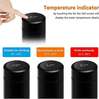 "Thermos Intelligente con Display-500 ml (Acciaio Inox 304)