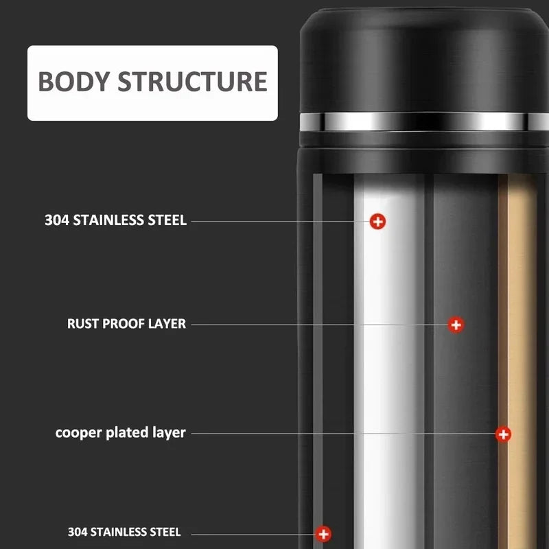 "Thermos Intelligente con Display-500 ml (Acciaio Inox 304)